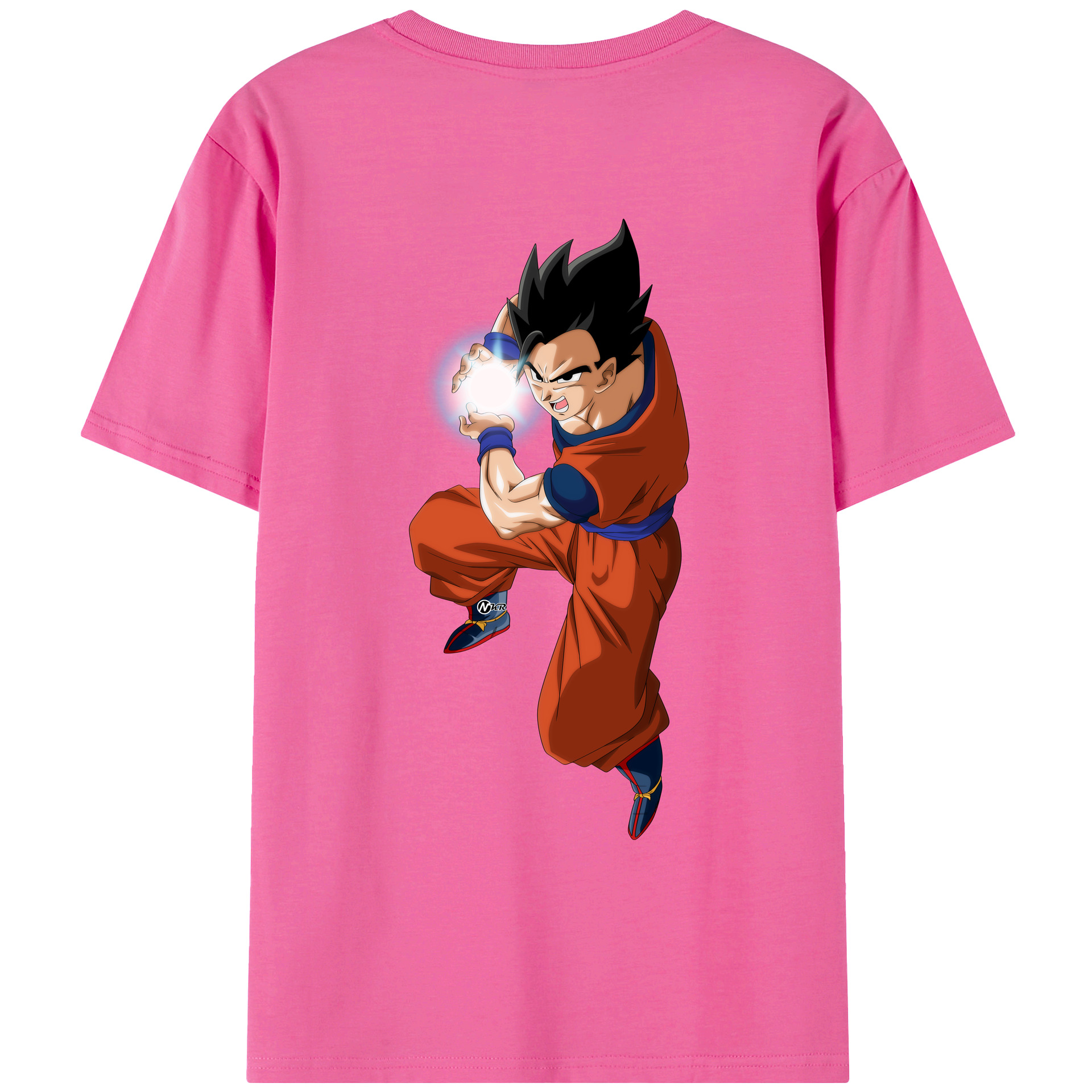 （画像用） ドラゴンボール 孫 悟飯（そんごはん）DRAGON BALL Son Gohan レディース半袖Tシャツ(バックプリント)